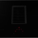 Atag HIDD8471EV inductie kookplaat met afzuiging - 83 cm. breed - zwart