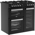 Belling COOKCENTRE 90DF BLK fornuis