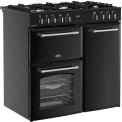 Belling FARMHOUSE 90DF BLK fornuis