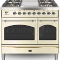 Boretti VFPNR94OWG fornuis gasoven oud-wit