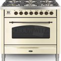 Boretti VPNO96OWG fornuis gasoven oud-wit