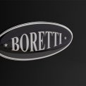 Boretti MFBG902ZW/2 fornuis met dubbele oven - zwart - Milano