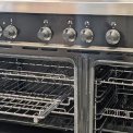 Boretti MLI94DZW inductie fornuis met dubbele oven - zwart