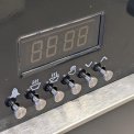 Boretti MLI94DZW inductie fornuis met dubbele oven - zwart