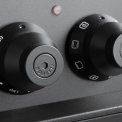 Boretti MLI95XMAT inductie fornuis met 5 inductie zones - antraciet