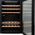 Boretti MLWC88ZW inbouw wijnkoelkast - zwart - nis 88 cm.