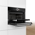 BOSCH combi-stoomoven inbouw zwart CSG656RB7