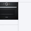 BOSCH combi-stoomoven inbouw zwart CSG656RB7