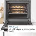 Bosch HBA372BB0 inbouw oven met pyrolyse - zwart