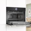 Bosch CMG7761B1 inbouw oven met magnetron - zwart