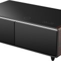 CASO Sound & Cool Hout salon tafel met koellades, speakers en draadloos opladen telefoon