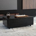 CASO Sound & Cool Hout salon tafel met koellades, speakers en draadloos opladen telefoon