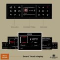 Elementi di Cucina EC9036-MZ-IX-B inductie fornuis - klassiek - mat zwart