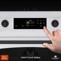 Elementi di Cucina EC9036-WT-IX-B inductie fornuis - klassiek - wit