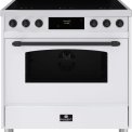 Elementi di Cucina EC9036-WT-IX-B inductie fornuis - klassiek - wit