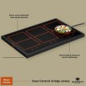 Elementi di Cucina EM9036-MZ-S inductie fornuis - modern - mat zwart