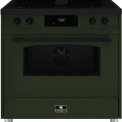 Elementi di Cucina IC9034-PG-MZ-B inductie fornuis met afzuiging - groen - klassiek