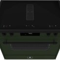 Elementi di Cucina IC9034-PG-MZ-B inductie fornuis met afzuiging - groen - klassiek