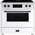 Elementi di Cucina IM9034-WT-IX-B inductie fornuis met afzuiging - wit