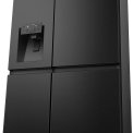Etna AKV879IZWA vrijstaande side-by-side koelkast - blacksteel