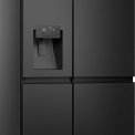 Etna AKV879IZWA vrijstaande side-by-side koelkast - blacksteel