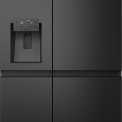 Etna AKV879IZWA vrijstaande side-by-side koelkast - blacksteel