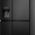 Etna AKV879IZWA vrijstaande side-by-side koelkast - blacksteel