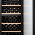 Etna WKV584 wijnkoelkast - zwart glas