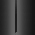 Etna AKV178ZWA zwart side-by-side koelkast