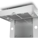 Etna AOP380WIT onderbouw recirculatie plafond afzuigkap - 80 cm. breed