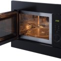 Etna CM225ZT inbouw combi-magnetron - matzwart