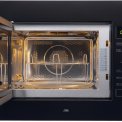 Etna CM232ZT inbouw combi-magnetron - zwart - nis 45 cm.