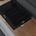 Etna KIF672ZT inbouw inductie kookplaat - 70 cm. breed