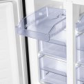 Frilec BONNMD460-WS-150-040CB side-by-side 4-deurs koelkast - blacksteel