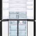 Hitachi R-WB640PRU1 side-by-side koelkast - zwart glas