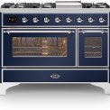Ilve M12FDNE3/MB fornuis - blauw - 120 cm. breed
