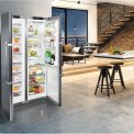 De Liebherr SBSes8663 side-by-side koelkast is een echte designkast!