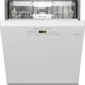 Miele G5022SCI inbouw vaatwasser - half geintegeerd met wit bedieningspaneel