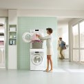 De Miele WTV512 is geschikt voor plaatsing tussen een Miele wasmachine en droger