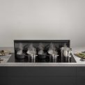 Novy 42120 inbouw inductie kookplaat met afzuiging - 118 cm. breed - Panorama