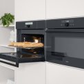 Pelgrim COS834ANT inbouw combi-stoomoven met magnetron - antraciet