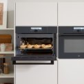 Pelgrim COS834ANT inbouw combi-stoomoven met magnetron - antraciet