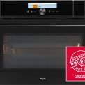 Pelgrim COS834MAT inbouw matzwarte combi-stoomoven met magnetron