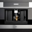 De Pelgrim IKM614RVS koffiemachine kan strak in bijna iedere keuken ingebouwd worden