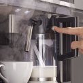 Praktisch zijn de volautomatische standen voor de bereiding van diverse soorten koffie