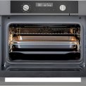 PELGRIM OVS524RVS combi-stoomoven rvs inbouw