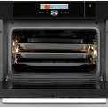 Pelgrim OVS824MAT inbouw mat zwart combi-stoomoven