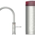 Quooker COMBI+ Classic Fusion Round ROESTVRIJSTAAL - kokend water kraan