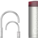 Quooker COMBI+ Nordic Round Twintaps CHROOM - kokend water kraan