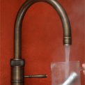 Quooker PRO3 Classic Fusion Round Messing Patina - kokend water kraan